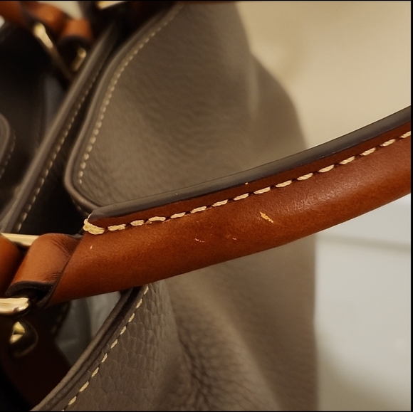 NBU Dooney And Bourke Barlow Satchel In Elephant - Picture 16 of 16